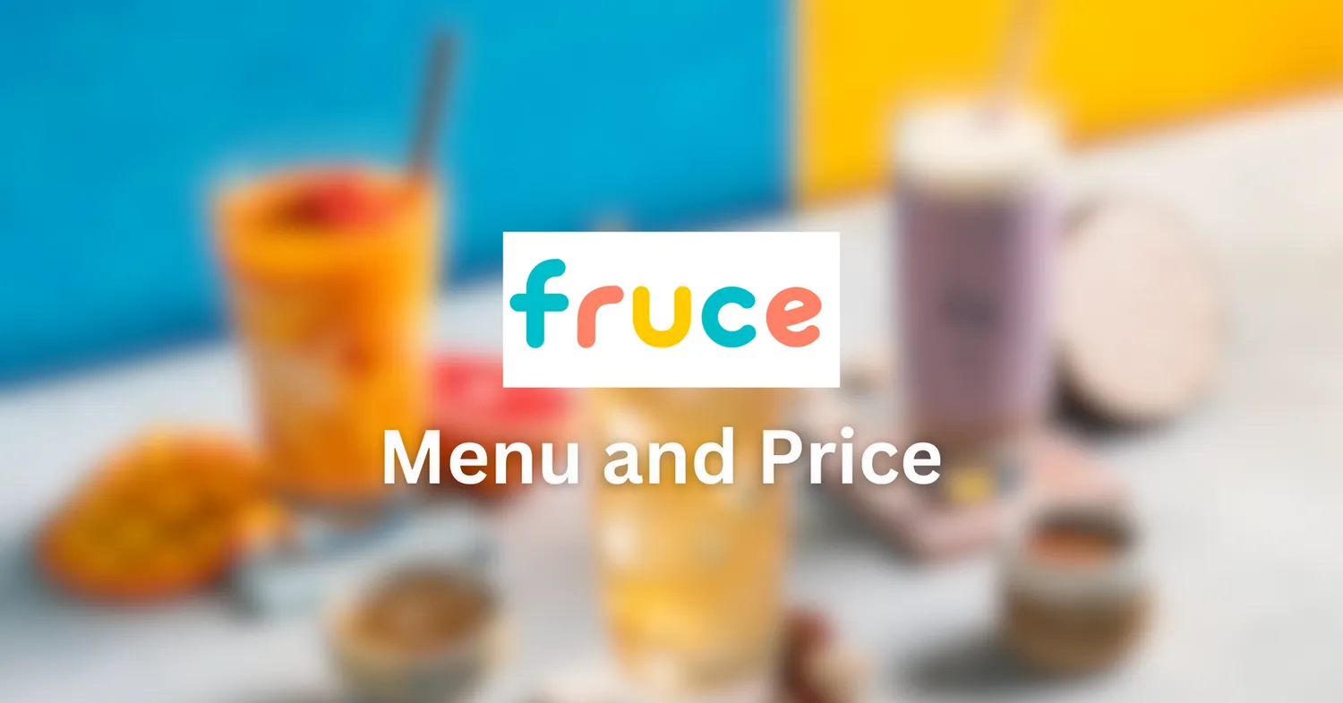 fruce menu singapore